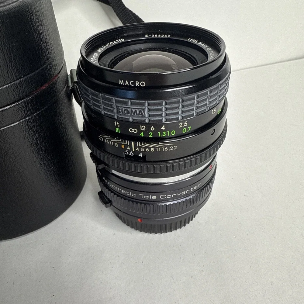 Sigma Filtermatic Multi-Coated 1:2.8 28mm Mini-Wide Camera Lens Japan Vivitar